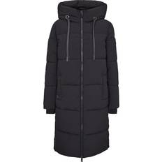 Dame - RDS (Responsible Down Standard) Frakker Mos Mosh Mmollie Terma Long Coat Jakker Phantom - Sort