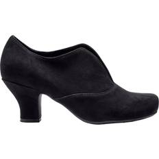 Black - Suede Heels & Pumps Hotter Suede Court Shoes - Black