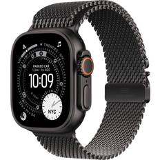 4G Smartwatches Apple Watch Ultra 3, Titanium, GPS + Cellular, Milanese Loop Black