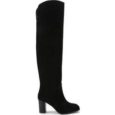 Black - Suede High Boots Carvela Martano Suede Over The Knee Boot - Black