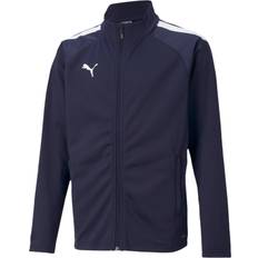 Blue Sweatshirts Children's Clothing Puma teamLIGA Training Jacket Kids - Peacoat/White (657235-06)