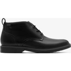 Men Lace Boots Clarks Aldwin Mid Gore-Tex Leather Loafers - Black