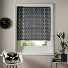 Orla Kiely Roller Blinds Orla Kiely Day and Night Linear Stem Dark Grey 60x162cm