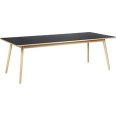 FDB Møbler C35C Pewter/Natural/Matt Lacquered Dining Table 95x220cm