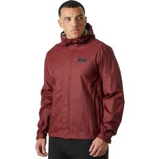 Brown - Men Rain Clothes Helly Hansen Men's Loke Jacket 2.0 - Mars Red