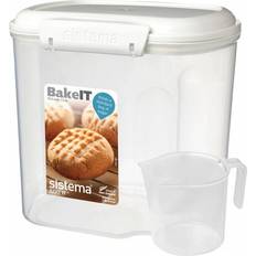 Hvid Køkkenbeholdere Sistema Bake It Køkkenbeholder 2.4L