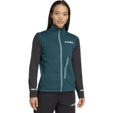 Adidas Women Vests adidas Terrex XPR Softshell Running Vest Women - Green