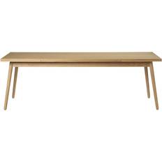 FDB Møbler C35C Nature Lacquered Dining Table 95x220cm