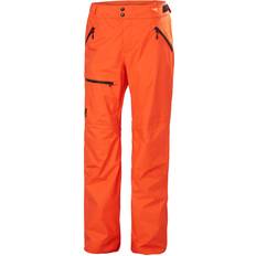 Men Rain Trousers Helly Hansen Ski Pants With Cargo Pocket - Rouge