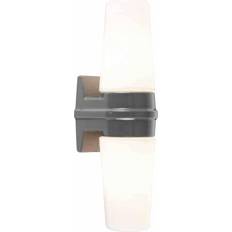 Bernadotte belysning IFÖ ELECTRIC Bernadotte 2 Vägglampa Grå 2x40w IP44 Väggarmatur ∅ 7.9cm