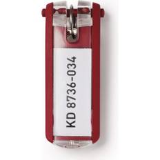 Durable Key Holder Clip 6pcs Red
