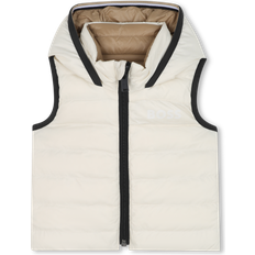 Waterproof Vests BOSS Baby Boys Down Padded Reversible Gilet - Beige