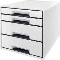 Leitz Wow Cube 4 Drawer Cabinet Black