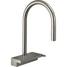 Hansgrohe Rustfrit stål Køkkenarmaturer Hansgrohe Hg Aquno M81 Stål