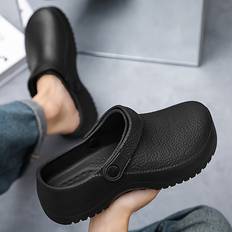 Clogs Temu Black Eva Clogs Comfortable Non-slip Durable