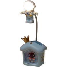 Space Table Lamps Bebetter Multipurpose Astronaut Home LED Light Blue Table Lamp