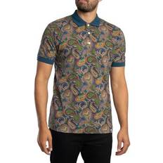 Paisley Tops Pretty Green Men's House Paisley Polo Shirt - Multicoloured