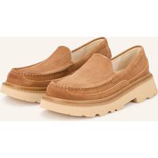 Mikrofiber Lave sko UGG Ascot Lug Suede Polyester Wool - Chestnut