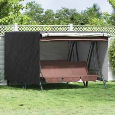 VidaXL Swing Canopy Covers vidaXL Outdoor Swing Cover Black 250 x 250 x 160 cm