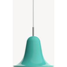 Verpan Pantop Pendel Hängande Lampa Light Teal Ø23 cm H22 cm Pendellampa ∅ 58.4cm