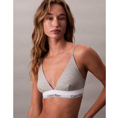 Calvin Klein Bras Calvin Klein Unlined Triangle Bralette Underlined - Grey