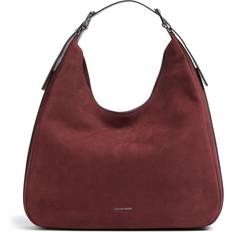 Michael Kors Bucket Bags Michael Kors Nolita Large Nubuck Hobo Shoulder Bag - Dark Red