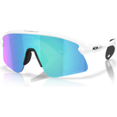 Oakley Herr Solglasögon på rea Oakley Stunt Devil S Cykelglasögon Matte White Prizm Sapphire Cat 3