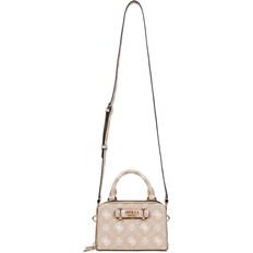 Guess Messenger-tasker Guess Mini Uld Tasker Med Guldtone Detaljer - Beige