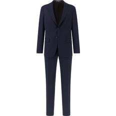 Stribede Jakkesæt Boggi Milano Pinstripe Uld Suit - Blå