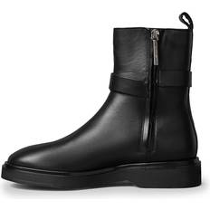 Calvin Klein Boots Calvin Klein Leather Signature Logo Ankle Boots