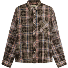 Woodbird Herre Skjorter Woodbird Jong Check Shirt, Brown Check, S