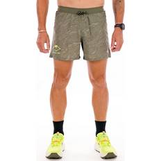 Brown - Men Trousers & Shorts Asics AOP 5in Running Shorts Men - Green