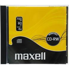 Maxell 624860 CD-RW 80 Ämnen 700 MB