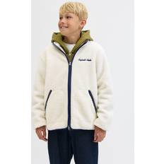 Vita Ytterkläder Jack & Jones Teddyjacka Junior Vit