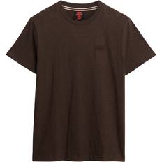 Superdry T-shirts Superdry Essential Logo Embroidered T-shirt - Brown