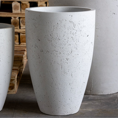 White Mist Extra Large Tall Concrete Planter 32L