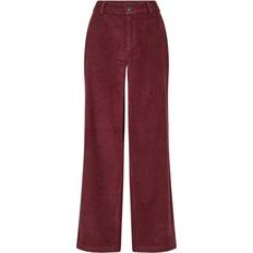 Soyaconcept Byxor & Shorts Soyaconcept SC-BINDI 19-C Cordhose - Dunkelrot