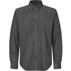 Herr - Sammet Kläder Samsøe Samsøe Saliam NX Baby Cord Shirt - Svart
