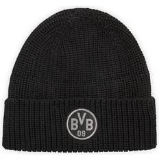 Huer Puma Bvb Ess Beanie Black Flat Medium Gray