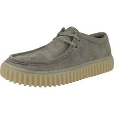 Clarks Derby Clarks Torhill Grønne Lædersko Fast Ruskind Blonder - Grønne