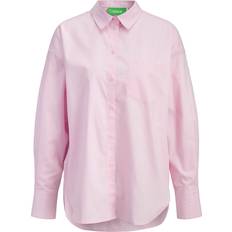 Oversized Skjorter JJXX Jxjamie Ls Relaxed Shirt - Lyserød