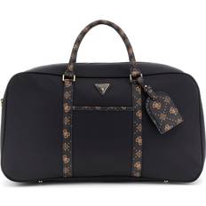 Guess Weekend Bags Guess Silia 4G Peony Logo Weekender Bag - Black