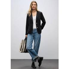 Corduroy - Women Tops Street One Damen Cordblazer - Schwarz