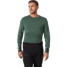 Helly Hansen Undertøj Helly Hansen Lifa Merino Midweight Crew Skiundertrøje Herre - Mørkegrøn