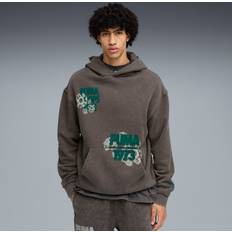 Basketball Sweatere Puma Hoopocalypse Hoodie Unisex - Dusky Gray