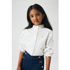 H&M Blouses & Tunics H&M Cotton Poplin Blouse - White