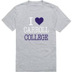 Sports Fan Apparel W Republic Carroll College Saints I Love T-Shirt Small