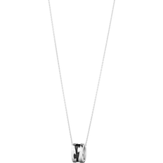 Georg Jensen Charms & Pendants Georg Jensen Fusion 18ct HyCeram Pendant - White Gold Black