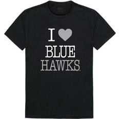 Sports Fan Apparel W Republic Dickinson State University Blue Hawks I Love T-Shirt Medium