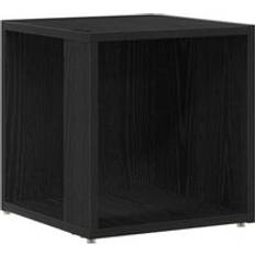 vidaXL Hjørnehylder Sort Eg 33 x 33 x 34.5 cm Væghylde